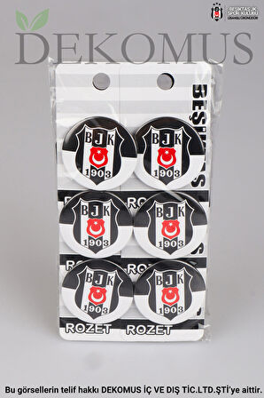 DEKOMUS İLE LİSANSLI BEŞİKTAŞ 2'Lİ ROZET