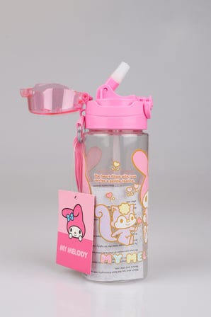 DEKOMUS İLE YENİ SEZON LİSANSLI MY MELODY 500 ML MATARA "ISLAK MENDİL HEDİYELİ"
