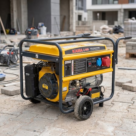 Kama KGL 10000CE3 10 kVA Benzinli Trifaze Jeneratör – Bakır Sargılı, Marşlı ve Taşınabilir Güç