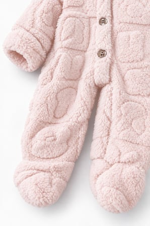  Kız Erkek Bebek Tavşan ve Ayı Oyuncaklı Peluş Tulum TLM0301