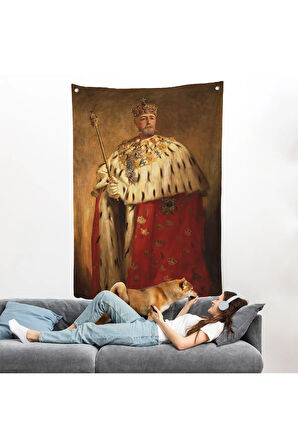 Oscar Frederick II'nin Portre Duvar Örtüsü-8037