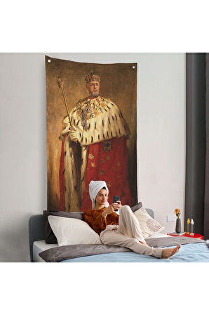 Oscar Frederick II'nin Portre Duvar Örtüsü-8037