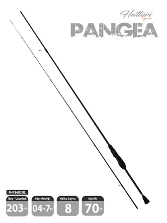 Fujin Hattori Pangea 203cm 04-7gr LRF Kamışı 682UL