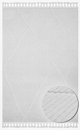EKO HALI TERAZZO TRZ 07 WHITE 120*180 CM