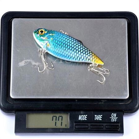 PROFISHER Mavi/Siyah Sert Yapay Balık Yem 6,5 cm 7,7 gr # 8