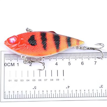 PROFISHER Mavi/Siyah Sert Yapay Balık Yem 6,5 cm 7,7 gr # 8