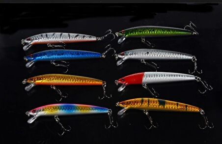 10cm 8.5gr ÇİFT KARBON ÇELİK KANCALI YEM