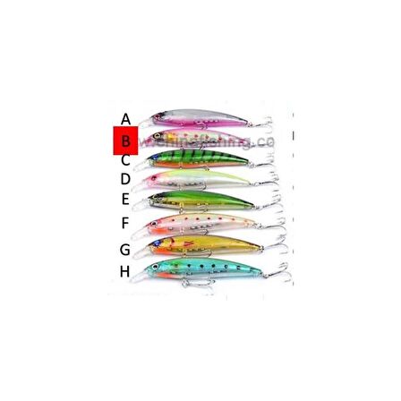 11cm 13,4gr ÇİFT KARBON ÇELİK KANCALI YEM