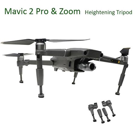 DJI Mavic 2 Pro/Zoom Amortisörlü Yükseltilmiş İniş Takımı Stabilizatör