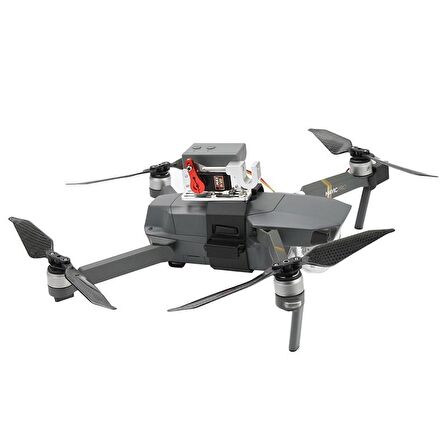 DJI Mavic Pro Servo Motorlu Paket Bırakma Mekanizması Tanıtım Balık Yemi Yüzük