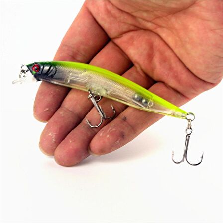 9 cm 7,5 gr ÇİFT KARBON ÇELİK KANCALI YEM