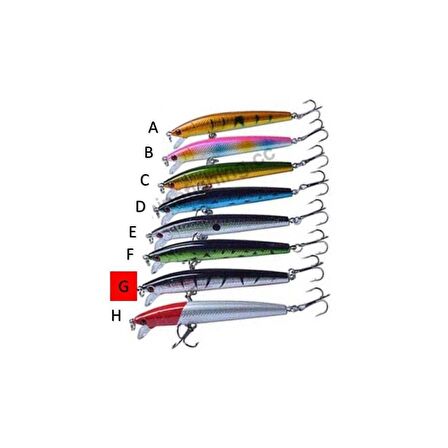 10cm 8,5gr ÇİFT KARBON ÇELİK KANCALI YEM