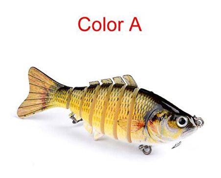 Profisher 7 Eklem 2 Kanca Sahte Balık Yem 15,5 gr 10 cm Bream A