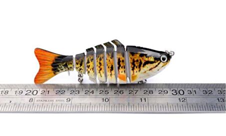 Profisher 7 Eklem 2 Kanca Sahte Balık Yem 15,5 gr 10 cm Bream A