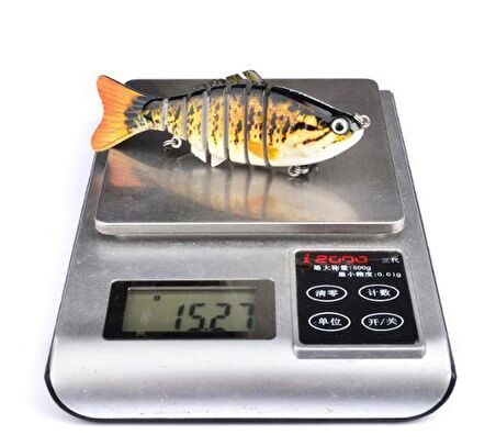 Profisher 7 Eklem 2 Kanca Sahte Balık Yem 15,5 gr 10 cm Bream A