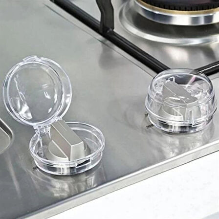 İpek Yıldızı® Isıya Dayanıklı Plastik Ocak Düğme Koruyucu Düğme Kilidi Emniyet Düzeneği