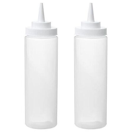 IKEA Grilltider Şeffaf Sos Şişesi 2 Adet - 330 ml