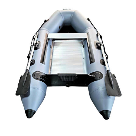 DOLPHIN Şişme Bot 2.40m Zodyak Tip Alüminyum Taban GRİ