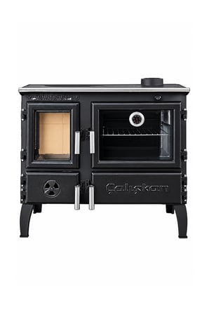 Reyo Stove Rabat 3D Gurme Tuğlalı Fırınlı Şömine Soba EN Sertifikalı