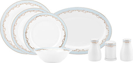 Karaca Rocco 56 Parça 12 Kişilik New Bone Yemek Takımı