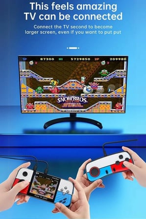 G9 Video Oyun Konsolu+Kolu 3.0 Inç Gamepad Dahili 666 Oyun Oyuncuları Tv Bağlantısı Için Denetleyici