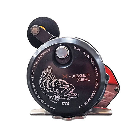 Tica X-Jigger Xj5hl  Baitcasting Sol El Makine