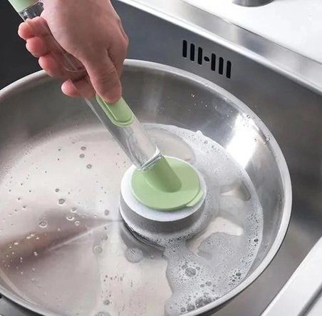 IKEA Vıdeveckmal Deterjan Hazneli Bulaşık Süngeri - Sarı - 2 Süngerli
