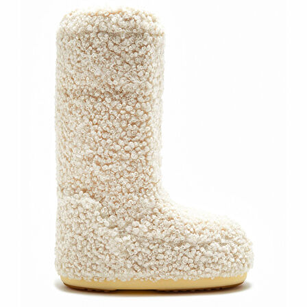 Kadın Kar Botu 14028700-002 Moon Boot Icon Faux Astrakan Cream