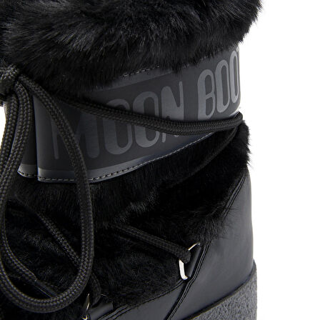 Kadın Kar Botu 24501300-001 Moon Boot Ltrack Faux Fur Black