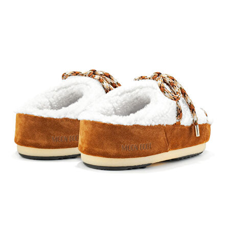 Kadın Kar Botu 14602400-001 Moon Boot Mule Shearlıng Whisky/Off White
