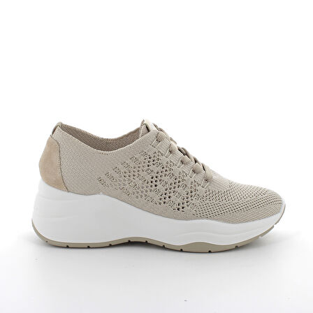 DCD 76657 Kadın Sneaker ( Günlük) 7662622 IGI&Co DWN 76626 T.FLYKNIT 25 RE Cream Plat