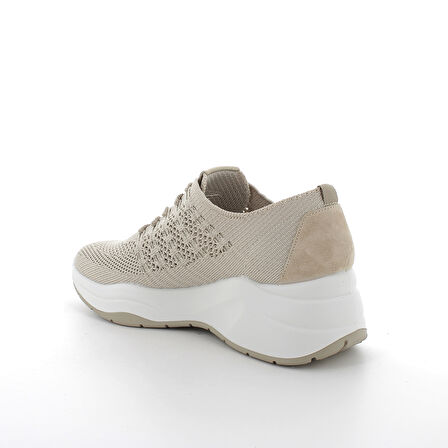 DCD 76657 Kadın Sneaker ( Günlük) 7662622 IGI&Co DWN 76626 T.FLYKNIT 25 RE Cream Plat
