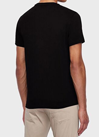 Armani Exchange Bisiklet Yaka Düz Siyah Erkek T-Shirt 8NZT91 Z8H4Z 1200