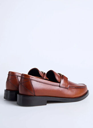 Kahve Erkek Deri Klasik Ayakkabı 92V13503VIT060-CLSC