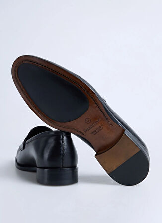 Valentino Deri Siyah Erkek Klasik Ayakkabı 92V41404VIT550-CLSC