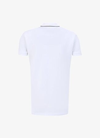 İce Play Düz Beyaz Erkek Polo T-Shirt 24EU1P0F101P420_Polo T-Shirt