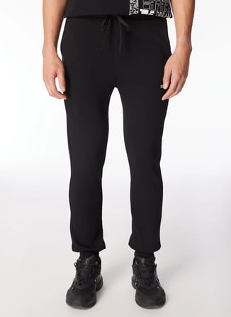 İce Play Normal Siyah Erkek Eşofman Altı 24EU1M0B011P417_Jersey Trousers