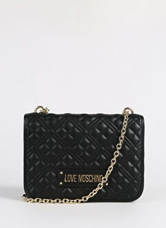 Love Moschino Siyah Kadın 13x15x16 cm Omuz Çantası JC4000PP1ILA0000