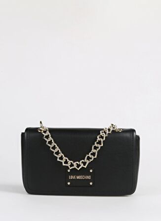 Love Moschino Siyah Kadın 10x15x12 cm Çapraz Çanta JC4125PP1ILN100A