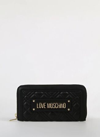 Love Moschino Siyah Kadın 2,5x19x10 cm Cüzdan JC5600PP1ILA0000