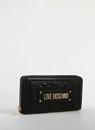 Love Moschino Siyah Kadın 2,5x19x10 cm Cüzdan JC5600PP1ILA0000