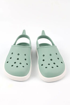 Boatilus Cloggy-B PastelGreen/White Çocuk Sandalet