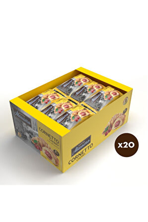 MASSİMO 45 GR ÇİKOLATALI KURUVASAN 20 AD.(CORNETTO CHOCOLATE)