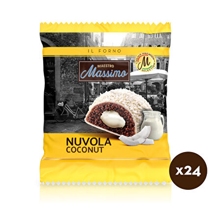 Nuvola Coconut (Hindistan Cevizli Kek) 45 Gr. 24 Adet (1 Kutu)