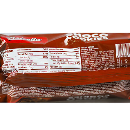 Dolcella Damla Çikolatalı Kurabiye 180 Gr. (1 Kutu)
