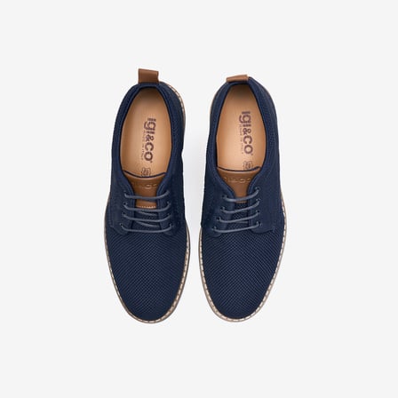  Fussbeet Erkek Klasik Ayakkabı 1102588 IGI&Co UFP 11025 FUSSBETT VITELLO Blu