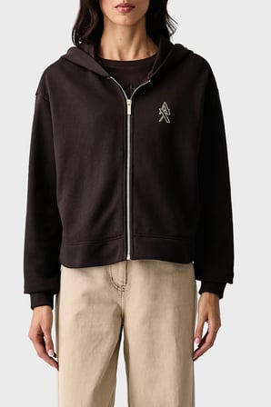 Armani Exchange Logolu Kapüşonlu Yaka Sweat Kadın SWEAT XW002760 AF25528 U6032 KAHVE