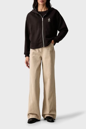 Armani Exchange Logolu Kapüşonlu Yaka Sweat Kadın SWEAT XW002760 AF25528 U6032 KAHVE