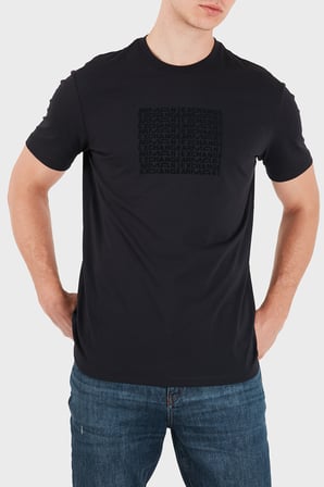 Armani Exchange Pamuklu Logolu Regular Fit Bisiklet Yaka T Shirt Erkek T SHİRT XM003044 AF21323 UB101 LACİVERT
