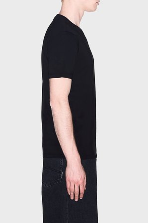 Armani Exchange Logolu % 100 Pamuk Slim Fit Bisiklet Yaka T Shirt Erkek T SHİRT XM003094 AF21323 UC001 SİYAH